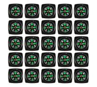 Laroal 25 Pezzi Mini Bussola Tascabile Bussola per Escursionismo Campeggio Navigazione all'aperto Orienteering Adatto per Cinturini per Orologi bracciali Spallacci per Zaini e Altro Ancora