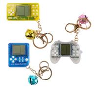 Laroal 3 Pezzi Portachiavi per Videogiochi Console di Gioco Gioco retrò Mini Console di Gioco Premio in Aula Regalo di Compleanno Festa di Gioco