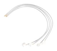 Laroal 4 Pezzi prolunga per bomboletta Spray da 60 cm con ugello Spray in Metallo Tubo di prolunga per bombolette Spray Maschio ugello da 23 mm Stelo valvola da 4 mm