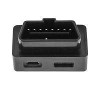 Laroal Adattatore di Alimentazione OBD per Auto PD 30W OBD Maschio a USB Tipo C Femmina Caricabatterie DC12-24V OBD caricabatteria per Auto per telefoni cellulari Dash Camera Tablet DVR