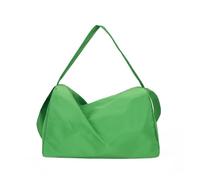 Laroal Bolso bandolera de nailon Verde, versátil y de Gran capacidad, Ideal para viajes Cortos, escuela, Fitness y desplazamientos, con Cremallera