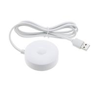 Laroal Caricabatterie Magnetico per spazzolino Elettrico USB Base di Ricarica per spazzolino Elettrico per Io7 Io8 Io9 Base di Ricarica da Viaggio Magnetica Bianca 1m