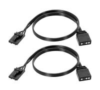 Laroal Cavo Adattatore RGB a 4 Pin da 25 cm a 5 V Standard, connettore Adattatore ARGB per Controller Corsair