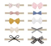 Laroal Diadema de nailon elástica, diadema con lazo fino, accesorios para el cabello de nailon elástico suave, diadema moderna y versátil