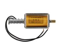 Laroal Elettromagnete DC 12V 35mm Corsa VS1 Interruttore di carico Bobina elettromagnetica Bobina elettromagnetica push-pull con ritorno a molla 8A