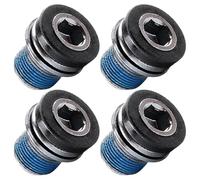 Laroal pezzi Viti per movimento centrale della bicicletta Bulloni per braccio della manovella M15 Compatibili con biciclette elettriche e standard