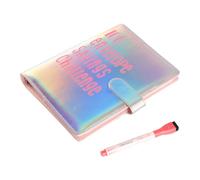 Laroal Raccoglitore ad Anelli A5 Savings 100 Envelope Saving Challenge Libretto di Risparmio in Contanti Envelope Saving Challenge per 100 Giorni