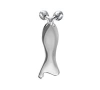 Laroal Rodillo Facial y de ojos 2 en 1, herramienta Gua Sha para masaje y cuidado de la Piel del rostro, Cuello y Cuerpo, con Bolas 3D