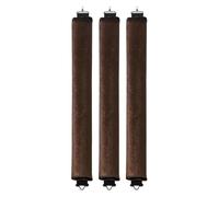 Laroal Set di 3 Ferri arricciacapelli Senza Calore, Ferri arricciacapelli a Spirale Senza Calore per Capelli Lunghi, bigodini Pigri Fai da Te (Marrone)