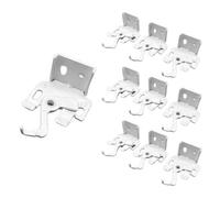 Laroal Staffe per tende romane standard da 10 pezzi, accessori per tende romane, staffa di montaggio a farfalla per fissaggio superiore o frontale