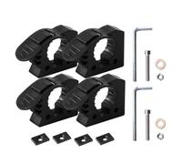 Laroal Supporto per Pala con Clip a sgancio rapido, 4 Pezzi, Clip in Gomma Antiscivolo per Utensili con Diametro da 1,18 a 1,57 Pollici