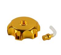 Laroal Tappo del Serbatoio del Carburante per Moto in Alluminio CNC, per Prestazioni E Durata Migliorate, Colore Oro