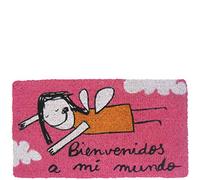 Laroom 11351 - Zerbino Rosa Bienvenidos a Mi Mundo, Colore: Rosa