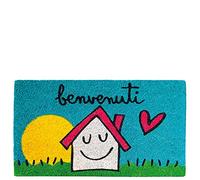 Laroom Zerbino casa & Sol benvenuti, multicolore, 40 x 70 x 1,8 cm