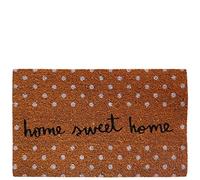 Laroom - Zerbino con Motivo Home Sweet Home 40 x 70 cm Marrone