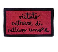 Laroom Zerbino Vietato Entrare di Cattivo umore Rosso Borgogna