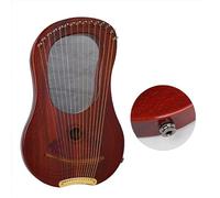 L'arpa portatile Lyre è adatta per principianti per iniziare a suonare con 10, 15 corde in metallo con accordatura per pianoforte e corde di ricambio per pianoforte (15 accordi, suono originale