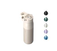 LARQ Borracia Swig Top 1 L - Borracia bocca larga in acciaio inox isolato | Mantiene l'acqua fresca | Senza perdite d'acqua, senza BPA | Borracia riusabile per sport e viaggi | Mojave Dune