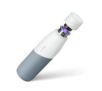 LARQ Movement PureVis 710ml - Borraccia purificante UV con autopulizia, Leggera in acciaio inox con rivestimento in silicone | Mantiene l’acqua fresca, Antiurto | Smart termica | White/Pebble