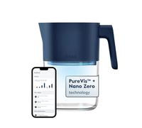 LARQ PureVis 3-in-1 Caraffa 1,9L -Autopulizia UV, rimuove PFAS, Cloro, Piombo e altro - App Smart Tracking - Filtro di origine vegetale - Garanzia 2 Anni, Monaco Blue