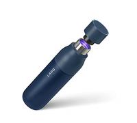 LARQ PureVis 500ml - Borraccia autopulente e isolata in acciaio inox con purificatore UV e design premiato | 24 ore fredda o 12 ore calda | Smart termica, Monaco Blue