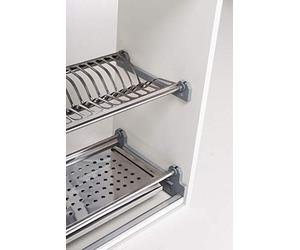 l'ArredoPratico SCOLAPIATTI Inox INC/C.Telaio 76 CM, Unica