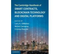 Larry A. DiMatt The Cambridge Handbook of Smart Contracts, Bl (Copertina rigida)