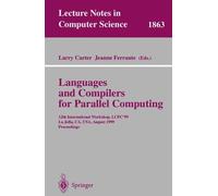 Larry Carter Jeanne Ferr Languages and Compilers for Parallel Compu (Tascabile)