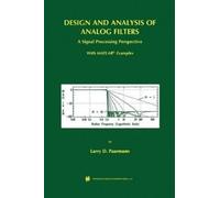 Larry D. Paarmann Design and Analysis of Analog Filters (Tascabile)