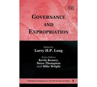Larry H.P. Lang Governance and Expropriation (Copertina rigida)