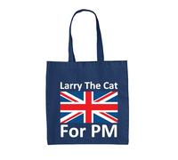 Larry Il Gatto Per PM - Borsa In Tela - Elezione Del Primo Ministro Divertente
