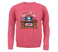 Larry Il Gatto Per Primo Ministro - Felpa Adulta - Elezione PM Divertente