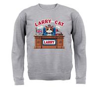 Larry Il Gatto Per Primo Ministro - Felpa Adulta - Elezione PM Divertente