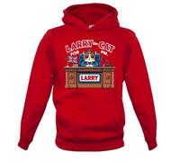 Larry Il Gatto Per Primo Ministro - Felpa Per Bambini - Elezione PM Divertente