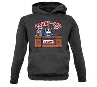 Larry Il Gatto Per Primo Ministro - Felpa Per Bambini - Elezione PM Divertente