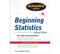 Larry Stephens Schaum's Outline of Beginning Statistics, Second Edit (Tascabile)