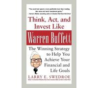 Larry Swedroe Swedroe L Think, Act, and Invest Like Warren Buffett (Tascabile)