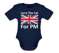 Larry The Cat Per Pm - Bambino T-Shirt / Body - Prime Ministro Elezione