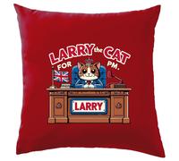 Larry The Cat Per Primo Ministro - Cuscino - Pm Elezioni Divertente