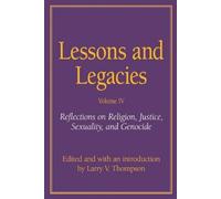 Larry V. Thomps Lessons and Legacies V. 5; Reflections on Rel (Copertina rigida)