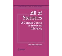 Larry Wasserman All of Statistics (Tascabile) Springer Texts in Statistics