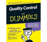 Larry Webber Michael Wallace Quality Control for Dummies (Tascabile)
