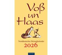 Lars Engelbrech Voß un Haas 2026: Norddeutscher Heimatkalende (Copertina rigida)