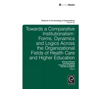 Lars Geschwind Towards a Comparative Institutionalism (Copertina rigida)