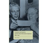 Lars Heide Punched-Card Systems and the Early Information Exp (Copertina rigida)