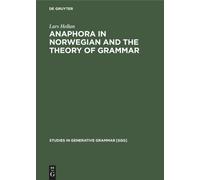 Lars Hellan Anaphora in Norwegian and the Theory of Grammar (Copertina rigida)