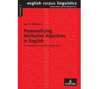 Lars M. Blöhdorn Postmodifying Attributive Adjectives in English (Tascabile)