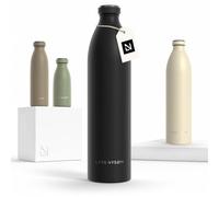 LARS NYSØM Borraccia Termica 1500ml - Borracce Termiche - Bottiglia Isolata | Borraccia Termica in Acciaio Inox - 12h calda e 24h fredda - Tenuta stagna - Bottiglia d'Acqua per Sport
