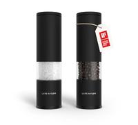 LARS NYSØM Macina Sale e Pepe - Set di 2 Macinasale e Macinapepe Manuale | Macina Saliera e Pepiera Manuale - con Macina in Ceramica Regolabile da Grossolana a Fine - Macinini per Spezie di Design
