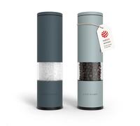 LARS NYSØM Macina Sale e Pepe - Set di 2 Macinasale e Macinapepe Manuale | Macina Saliera e Pepiera Manuale - con Macina in Ceramica Regolabile da Grossolana a Fine - Macinini per Spezie di Design